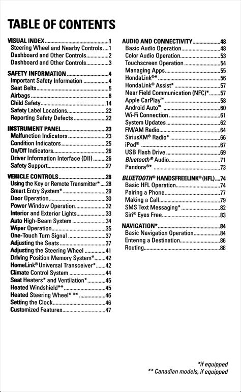 Honda Accord Owners Manual