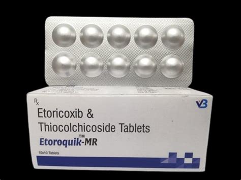 Etorocoxib Mg And Thiocolchicoside Mg Tablets At Rs Box