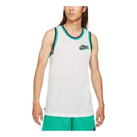 Nike Giannis Freak Contrasting Basketball Jersey 'White' - DA5685-121 ...