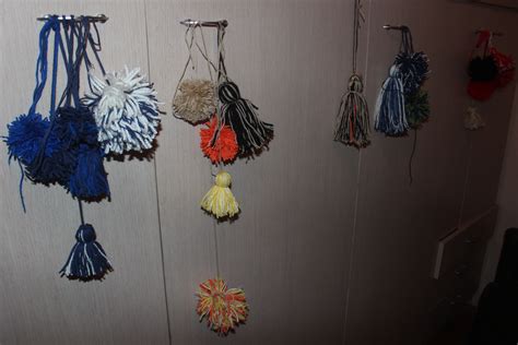 Borlas y pompones Decoración con lanas Lana Dream Catcher Home