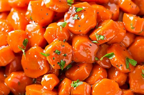 Spicy Bourbon Glazed Carrots The Chunky Chef