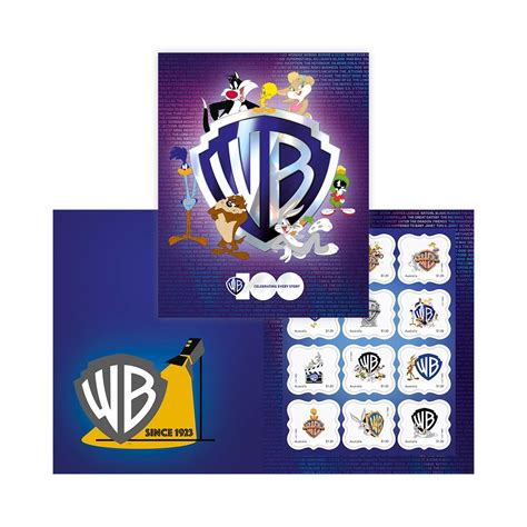 100th Anniversary Of Warner Bros Stamp Pack Gifts