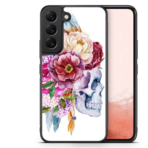 Bjornberry Skal Samsung Galaxy S22 Plus 5G Dödskalle Blommor Fyndiq