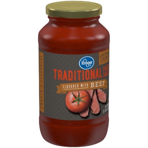 Kroger Traditional Beef Flavored Pasta Sauce 24 Oz Ralphs