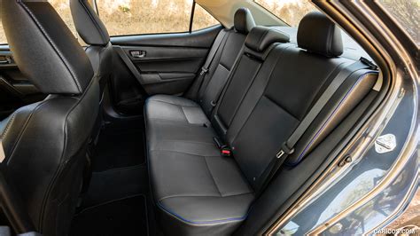 2017 Toyota Corolla XSE Falcon Gray Metallic Interior Rear Seats