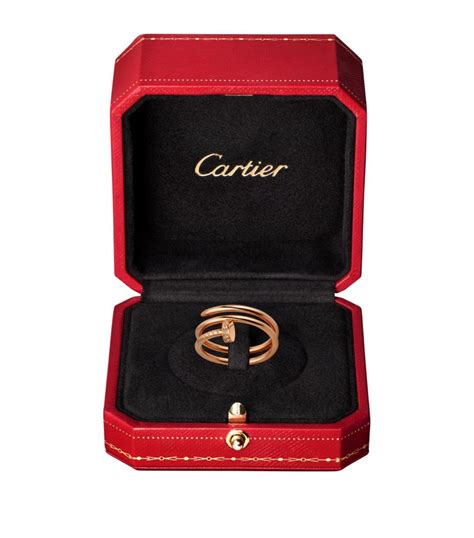 Cartier Rose Gold And Diamond Double Juste Un Clou Ring Harrods Uk