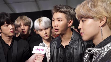 Bts Interview At The American Music Awards Youtube