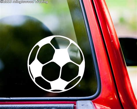 Soccer Ball Vinyl Decal Sticker 5 X 4 Futbol