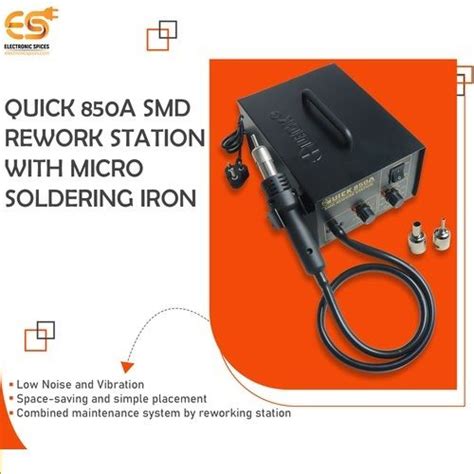 Quick 850a Smd Rework Station With Micro Soldering Iron At Best Price