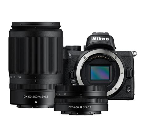 Nikon Z50 Mirrorless Camera Two Lens Kit With Nikkor Z Dx 54 Off