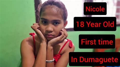 Young Filipina Nicole 18 Year Old First Time In Dumaguete City Philippines Youtube