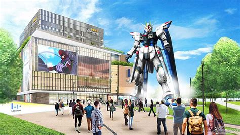 Watch The Life Size Freedom Gundam Statues Opening Ceremony Atsuko