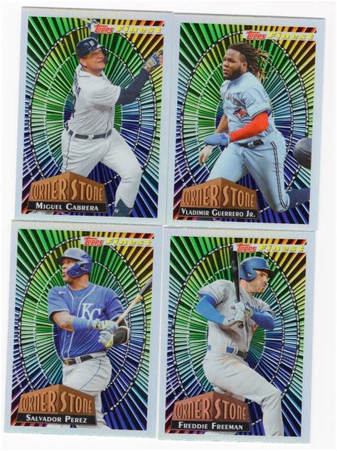 2022 Topps Finest CORNERSTONE Insert Complete Your Set You Pick EBay