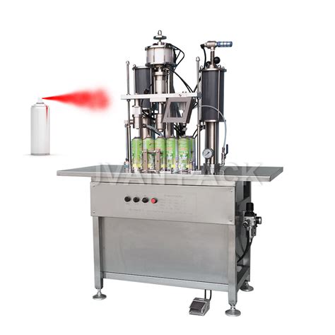 Qgb 900c Semi Automatic Refillable Aerosol Gas Filling Machine And