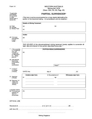 Fillable Online Dmp Wa Gov Step 8 Licence Granted Exploration