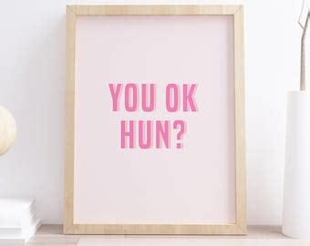 Funny Quote Wall Art Bright Print Swearing Quotes Humour Etsy