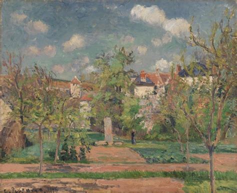 Camille Pissarro Garden In Full Sunlight Pontoise