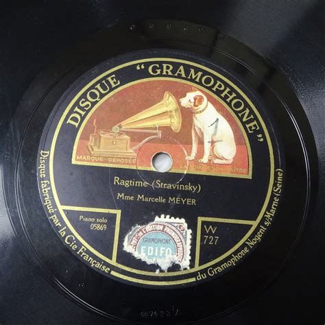 Yahoo オークション 仏DisqueGramophone ストラヴィンスキーラグタ