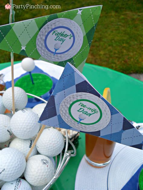 Golf party ideas for a theme birthday or Father's Day