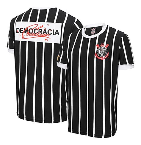 Camisa Retrô Corinthians Democracia Corintiana Original Parcelamento