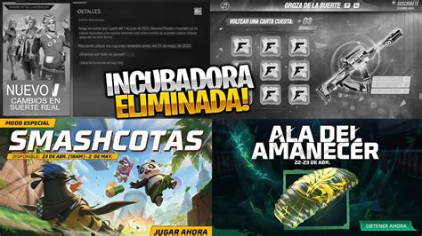 GARENA ELIMINARA LA INCUBADORA Y DIAMANTE ROYALE GROZA DE LA SUERTE