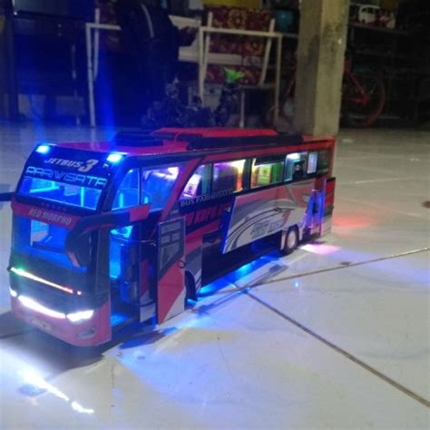 Jual Miniatur Bis Kupu Kupu Ayu Jetbus 3 Plus Miniatur Bus Full