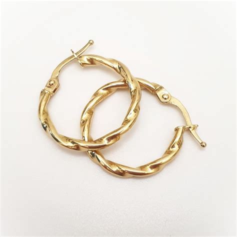 No Reserve Price 18 Kt Yellow Gold Earrings Catawiki