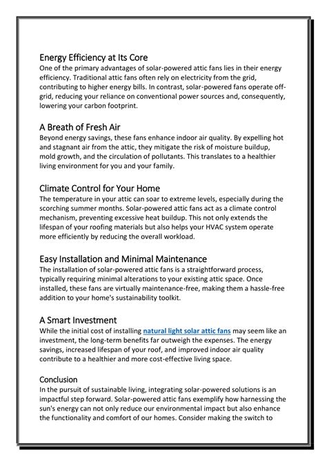 Ppt Harnessing Solar Energy Transform Your Attic With Solar Powered