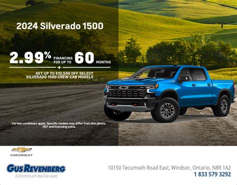 The Chevrolet Silverado Gus Revenberg Chevrolet Buick Gmc