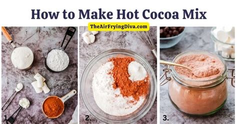 How To Make Hot Cocoa Mix Theairfryingdiva