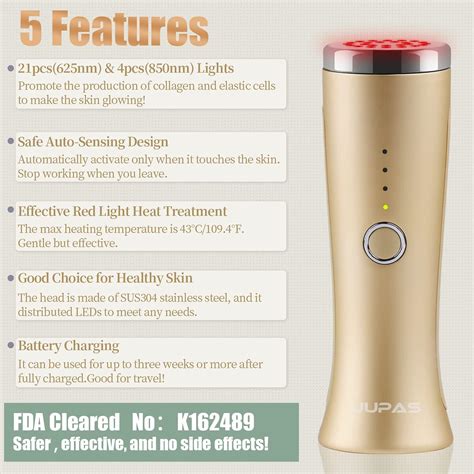 Red Light Therapy Devices Fda Cleared Uupas Red Led Infrared Light