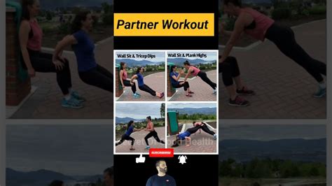 Partner Workout Challenge Partner Exercise Without Equipment