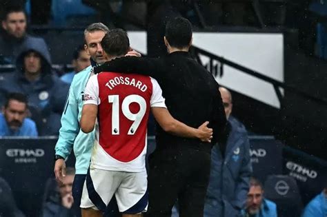 Mikel Arteta Responds To Declan Rice And Leandro Trossard Red Cards