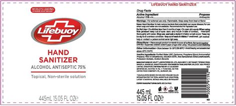 Lifebuoy Hand Sanitizer 75 Ethyl Alcohol