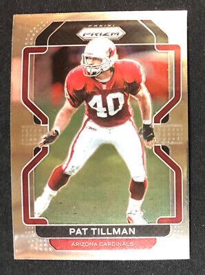 Panini Prizm Pat Tillman Card Arizona Cardinals Ebay