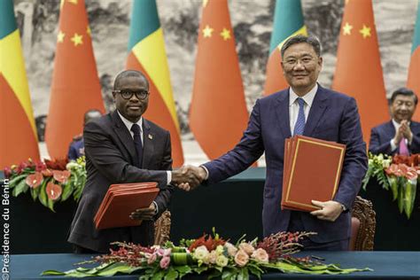 13 Accords de coopération signés entre le Bénin et la Chine lors de la