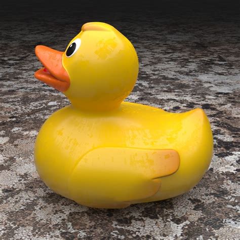 Rubber Ducky 3d Model Cgtrader