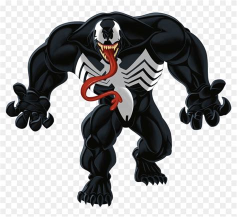 Venom Transparent Comic Ultimate Spiderman Venom Hd Png Download