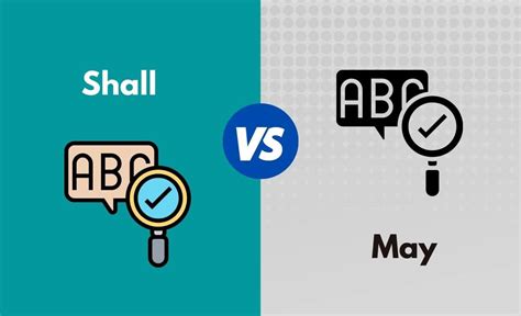 Shall Vs May What S The Difference With Table