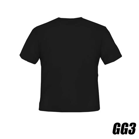 Camiseta de Poliéster Preta GG3 Rei Da Sublimação Insumos