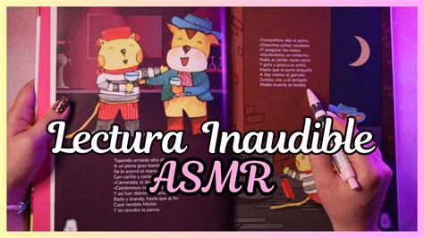 Asmr Inaudible Lectura Inaudible Con Libro Cuentos Ilustrados De Rafael