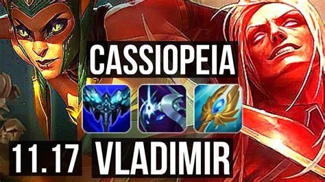 Cassiopeia Vs Vladimir Mid Rank Cassio Solo Kills Rank