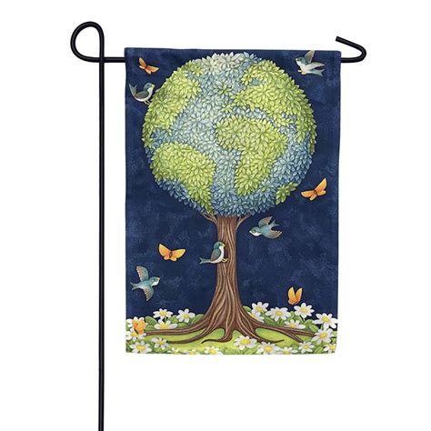 Toland Earth Tree Garden Flag