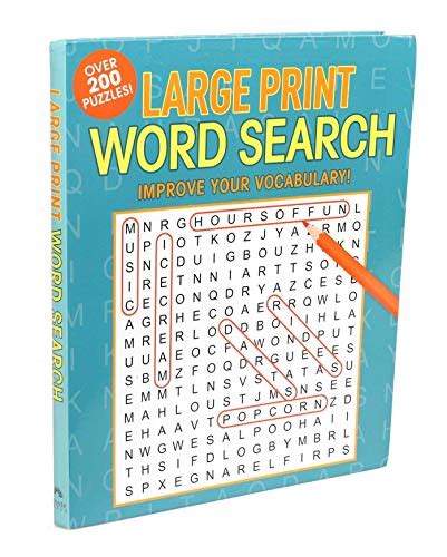 Large Print Word Search Pre Owned Paperback