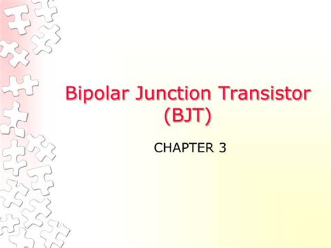 PPT Bipolar Junction Transistor BJT PowerPoint Presentation Free