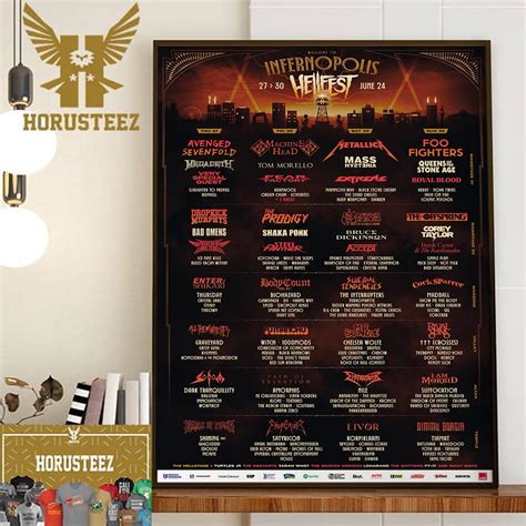 Welcome To Infernopolis Hellfest Open Air Festival Lineup 27th 30th