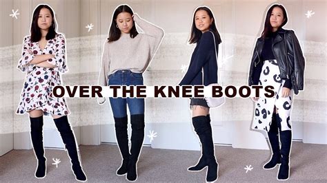 How I Style Over The Knee Boots Youtube