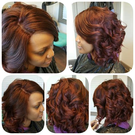 Full Sew In With Lace Closure Custom Color Weavehairstyles Crochet