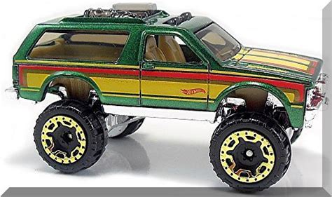Hot Wheels Chevy Blazer X HW Hot Trucks Green Contemporary