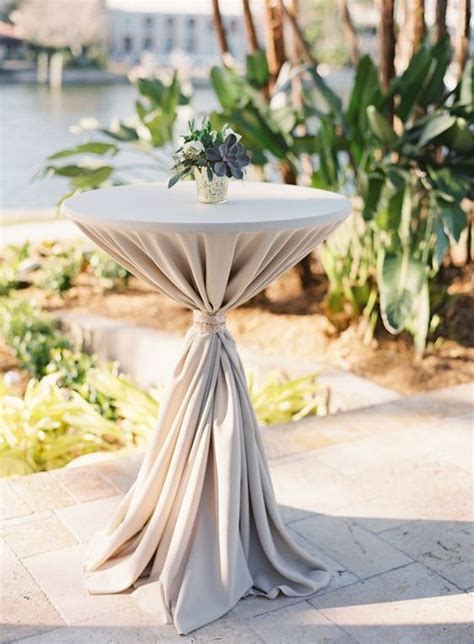 Cocktail Table Centerpieces Wedding Reception Cocktail Table